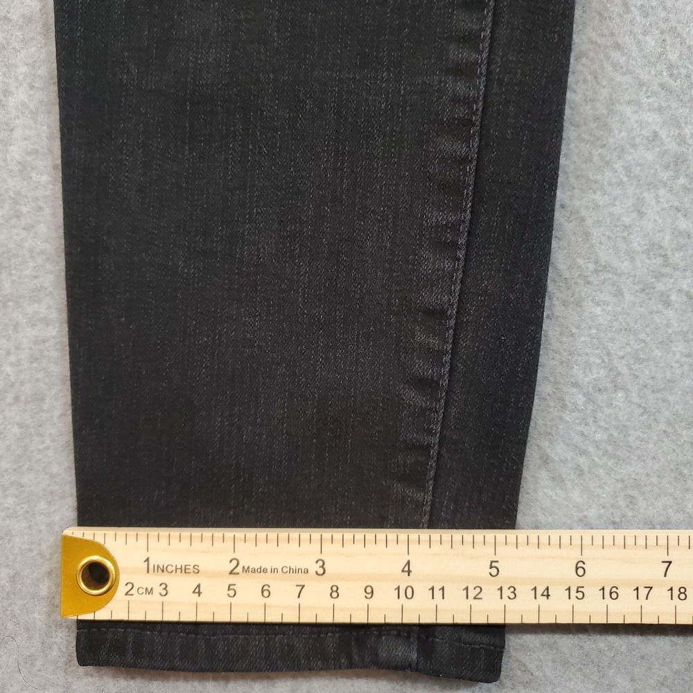 Madewell‎ Jeans Size 32 Womens RoadTripper Skinny Wash Black Denim Pants Stretch - Picture 6 of 11